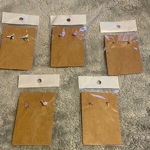 Assorted Stud Earrings Set